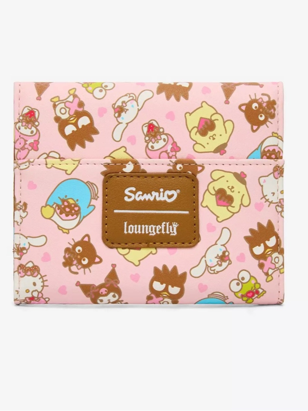 Loungefly Pink Hello Kitty Characters Mini Flap Wallet
